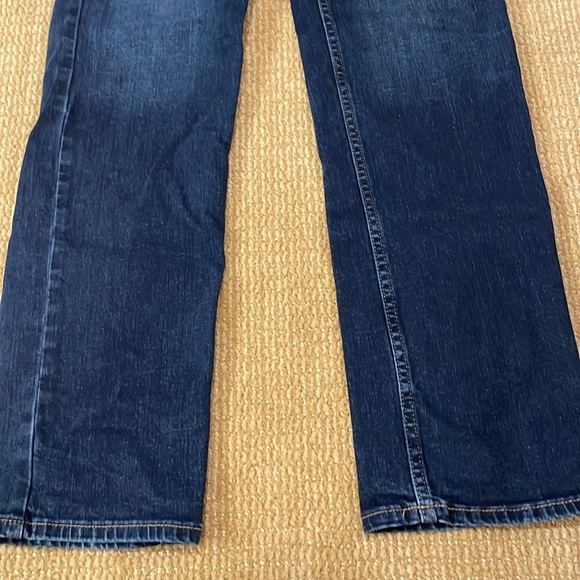NWOT Hollister size 32x34 dark blue jeans straight cut - Picture 5 of 10